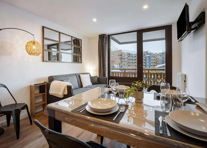 Apt, In&out Access With Alpine Balcony - Résidence Roche Blanche Val Thorens